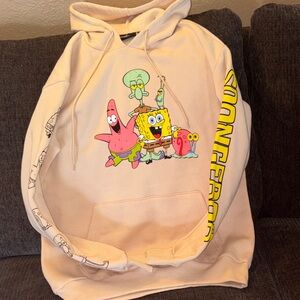Nickelodeon SpongeBob Beige Hoodie